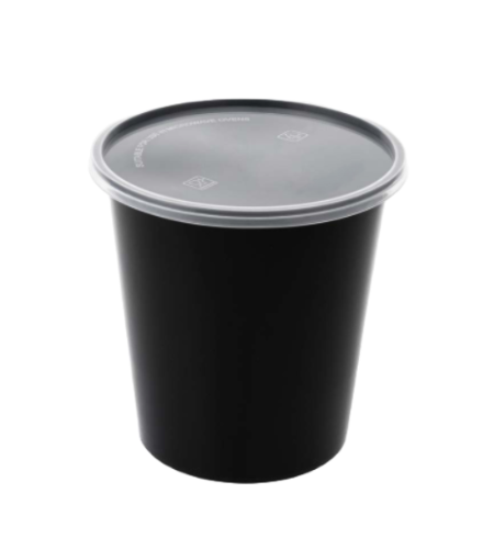750 ml Black Round
