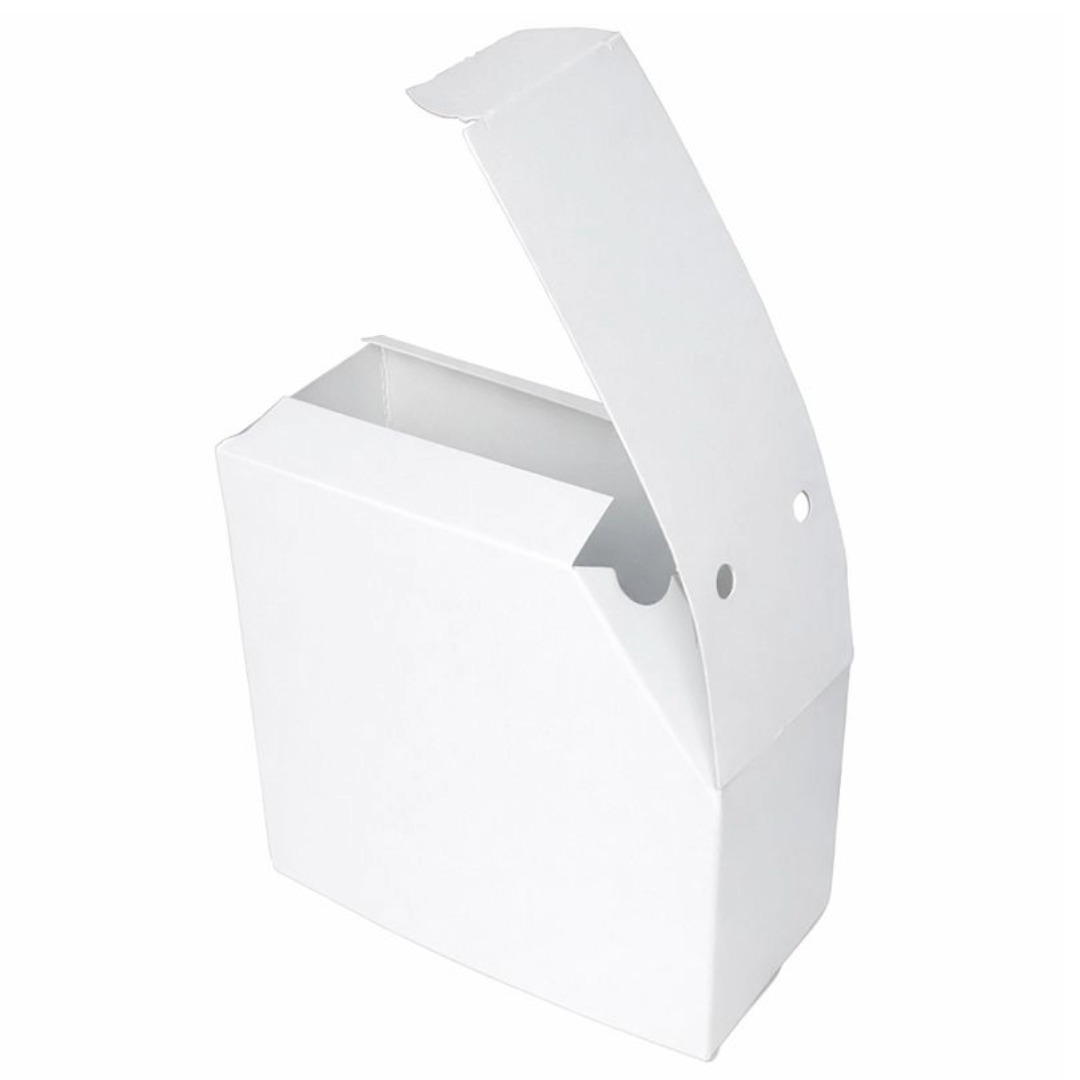 Single-Layer Waffle Box – White
