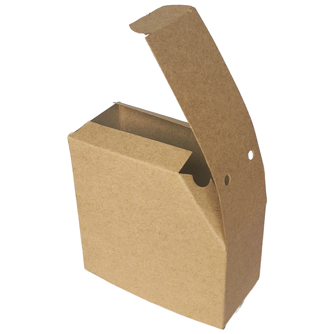 Single-Layer Waffle Box – Brown