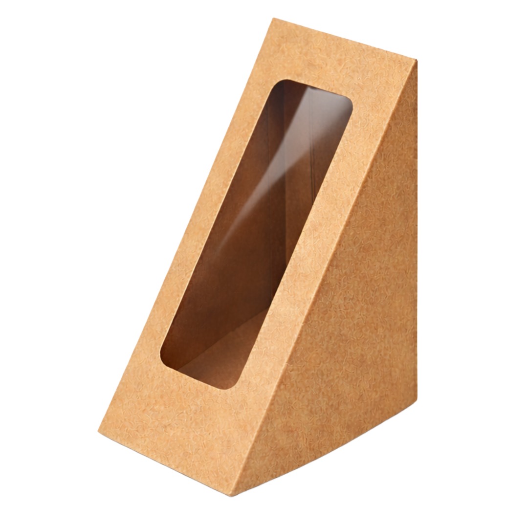 Kraft 2 Layered Sandwich Box with Window