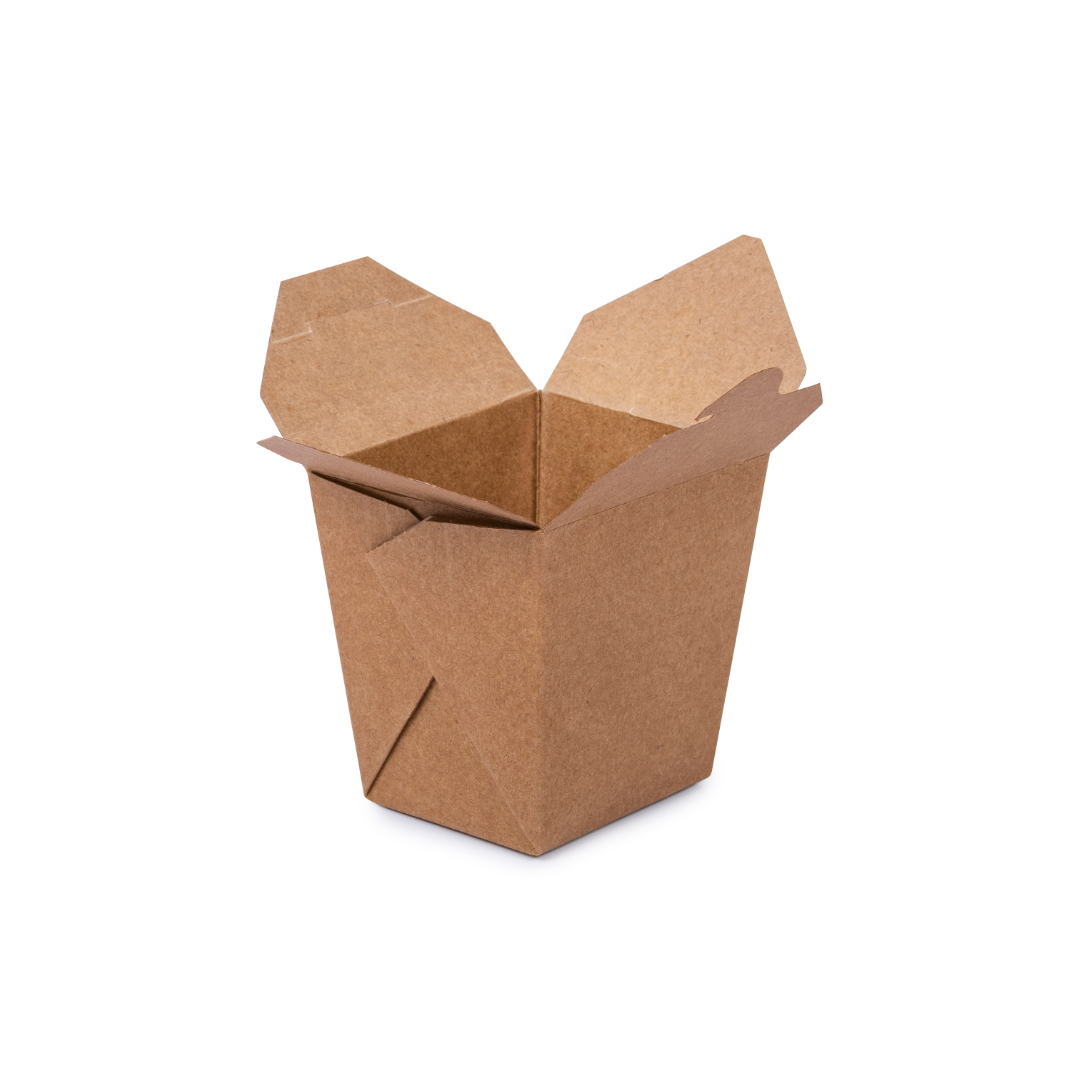 Kraft Paper Noodle Takeaway Box