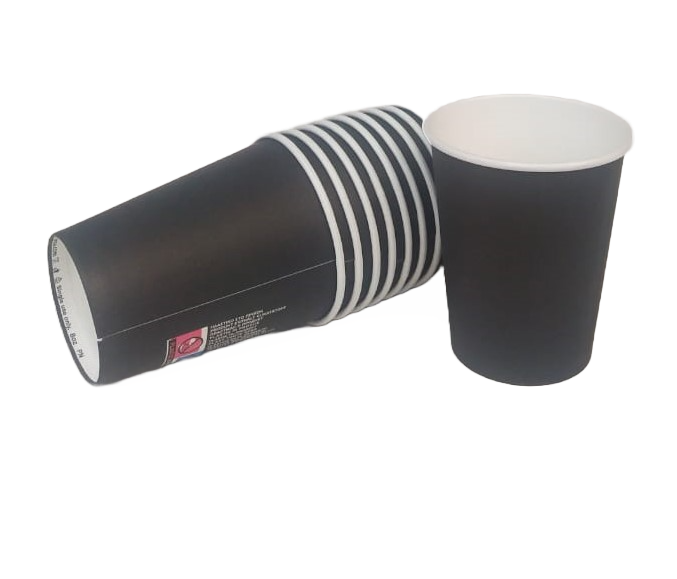 Black Single Wall Cup
