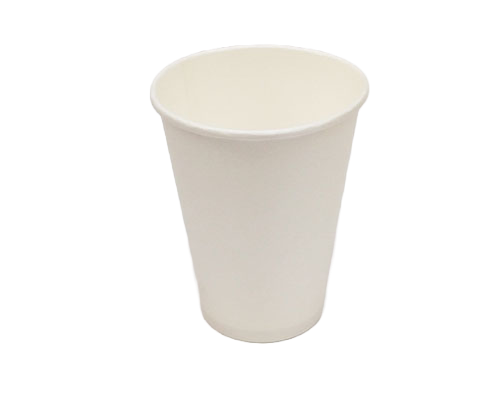 Plain White Single-Wall Paper Cup