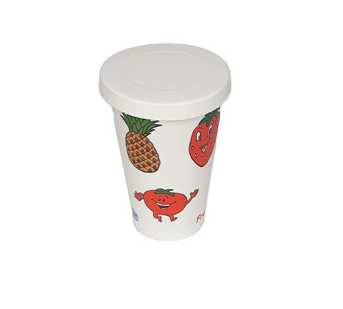 Printed Paper Cup with Lid