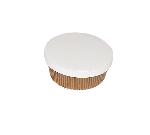Ripple Paper Container with Lid
