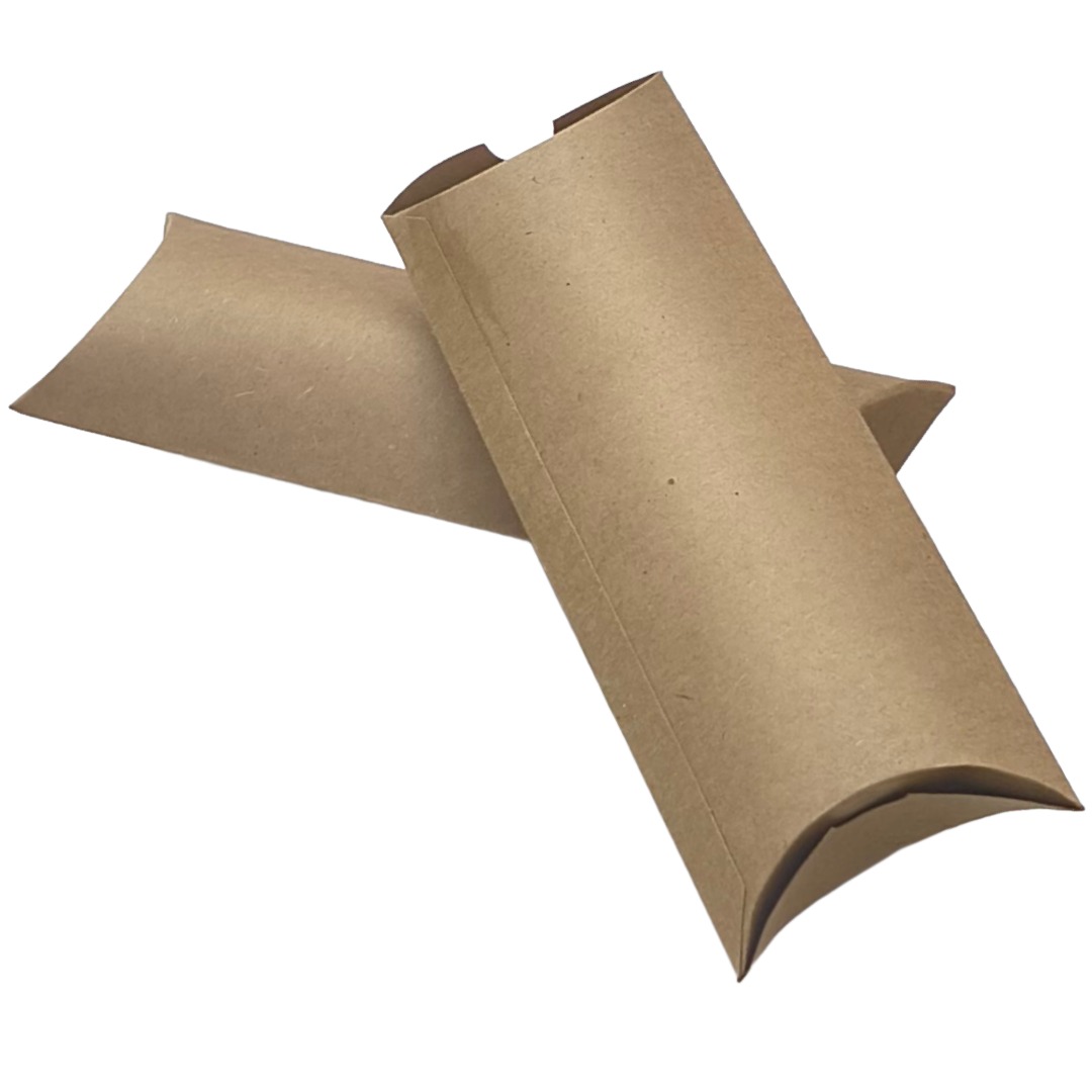 Eco-Kraft Pillow Box for Food Rolls & Wraps