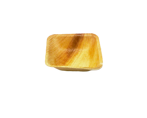 Areca Leaf Deep Square Bowl