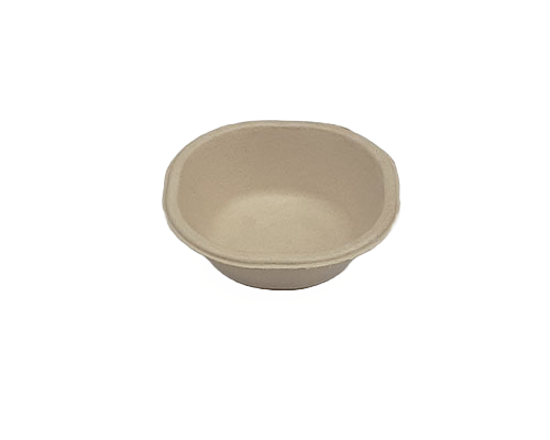 Brown Bagasse Dip & Side Bowl
