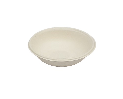 Compact White Bagasse Dipping/Side Bowl