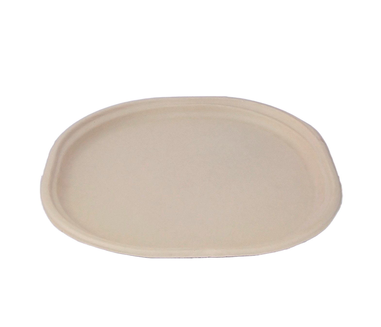 Square Brown Bagasse Deluxe Platter