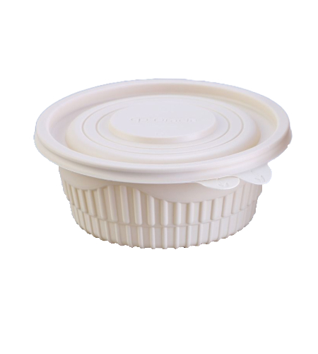 Round Cornstarch Container