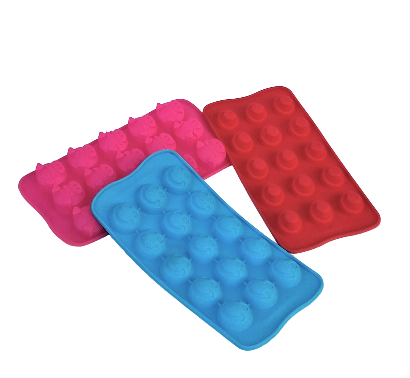 Assorted Colour Design Silicone Chocolate Mold