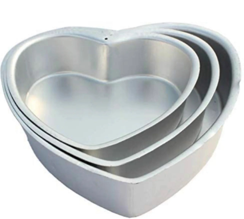 Heart Shape Cake Mould (Set)