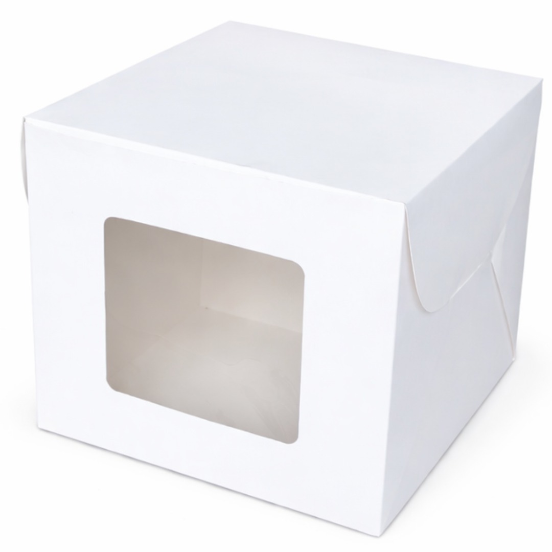 Extra-Large White SBS Bakery Box | Masterpiece Display