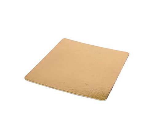 Square Golden Cake Base