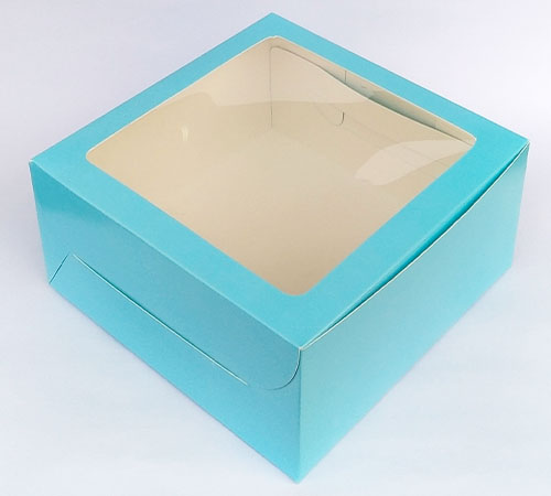 Blue Cake Box