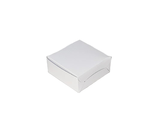White Brownie Box W/O Window