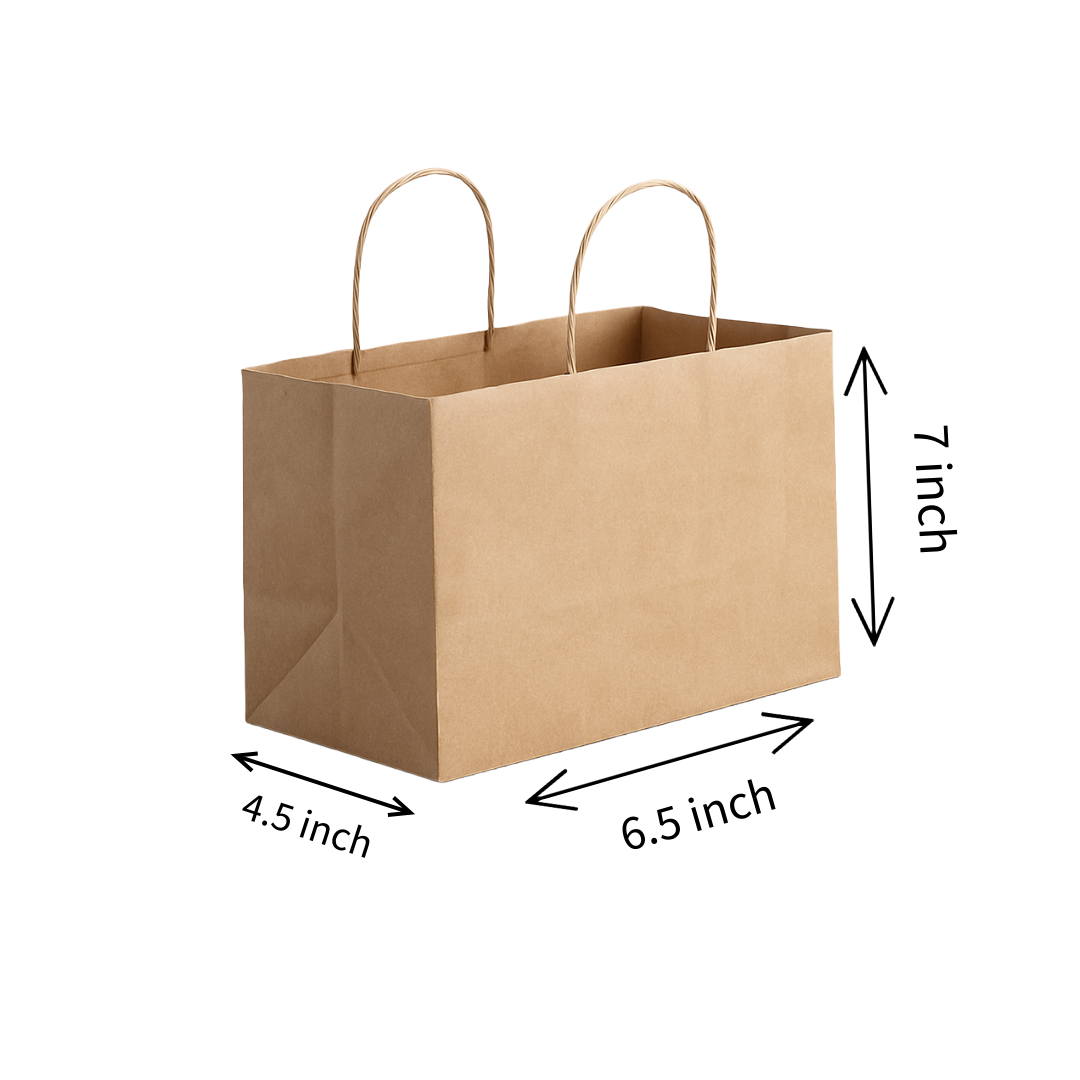 Mini Kraft Paper Bag with Handle