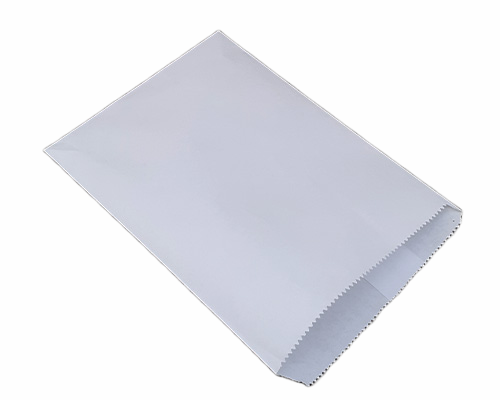 White Flat Envelope for Roti, Paratha & Large Thin Items