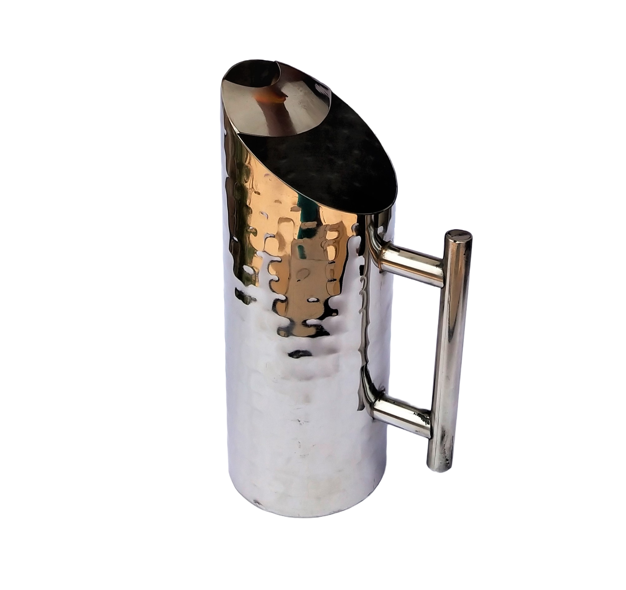 Hammered Water Jug Stainless Steel