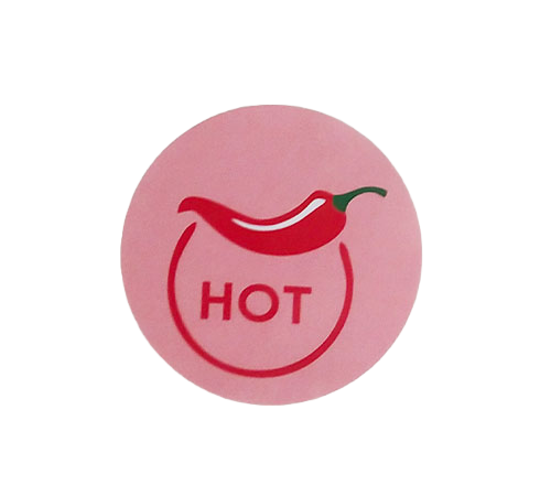 Round (Hot) Sticker