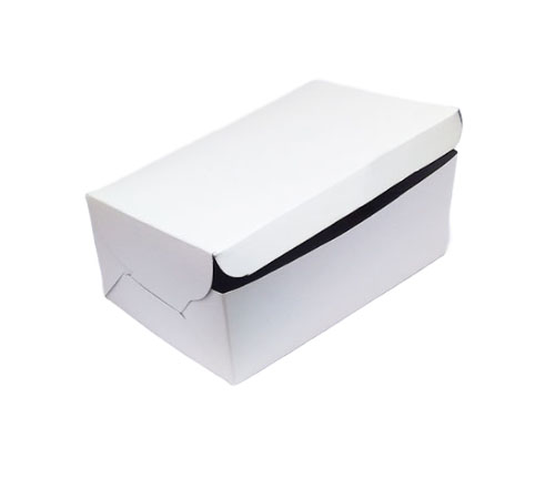 White 7x4x3 inch Loaf Box