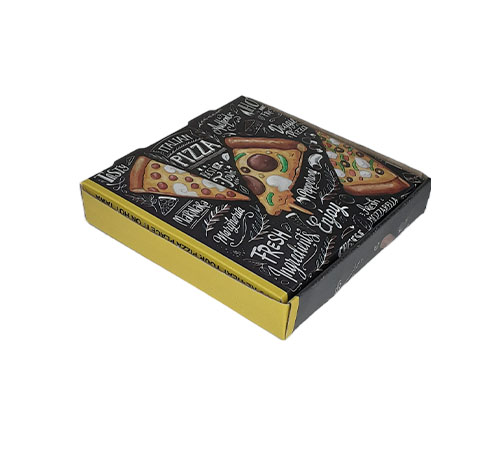 8.5 Inch Printed Pizza Box (Multi-Colour)