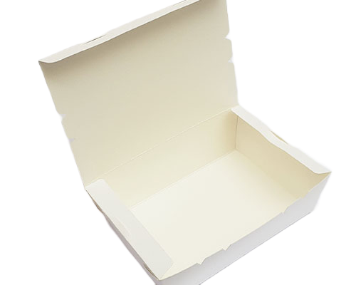 2100 ml White paper meal box