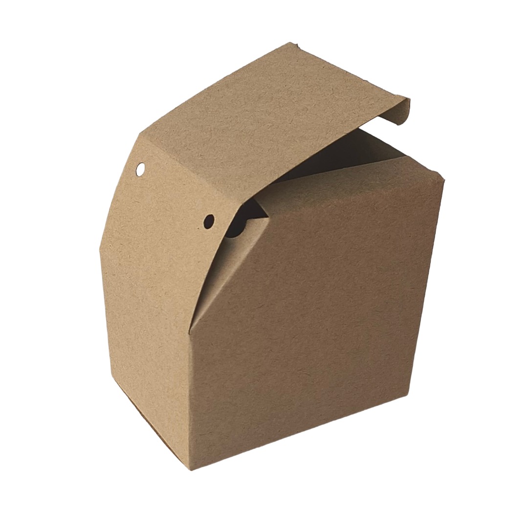 3-Quarter Waffle Stack Box Natural Brown 82mm