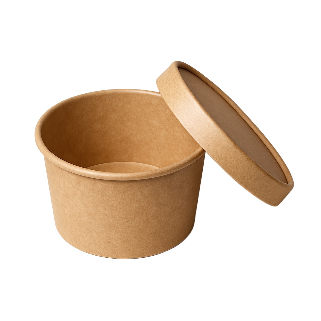 350 ml Brown Paper Container