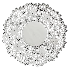 100 Pcs Round Paper Doilies (9.5 Dia)
