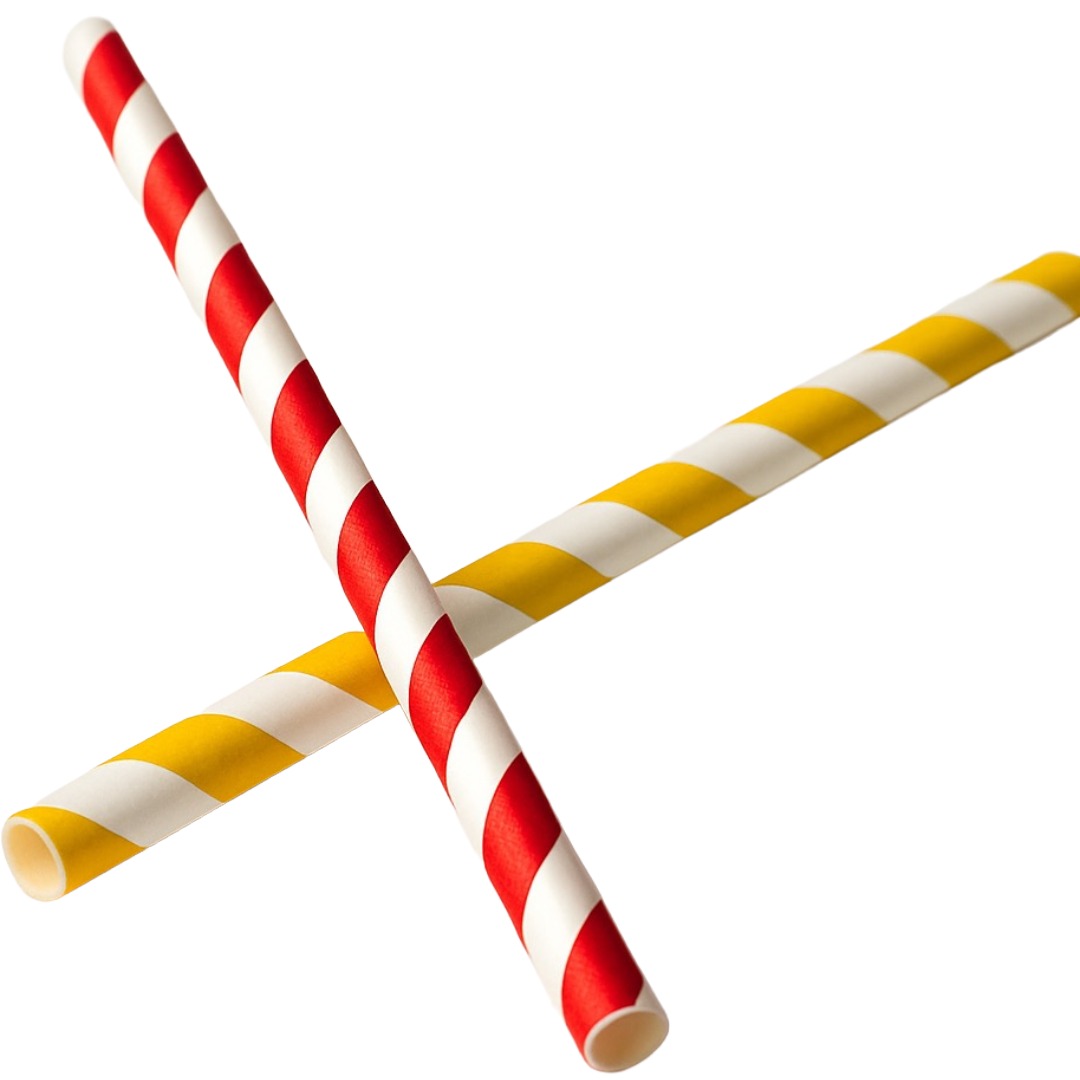 10mm coloured Paper Straw
