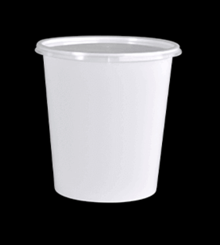 1000 ml White Round Container