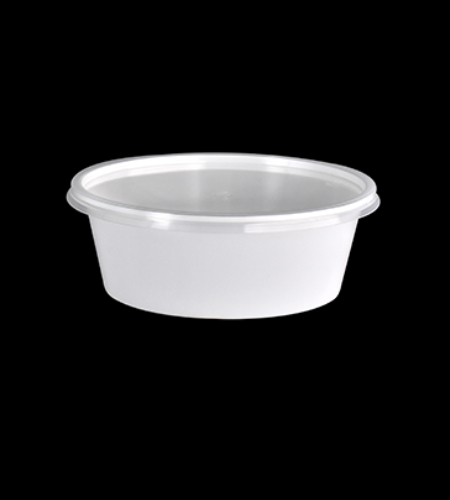 300 ml White Round Container