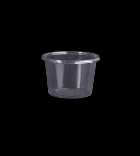 100 ml Trasparent Round Container