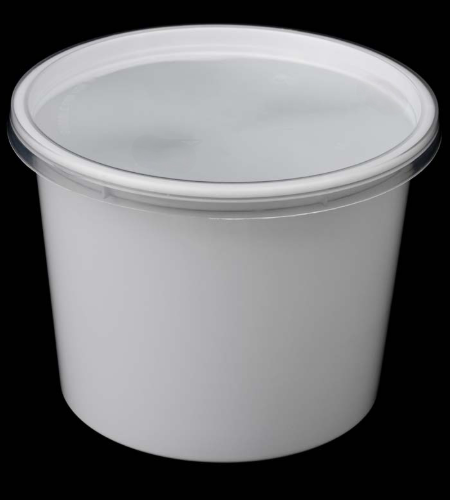 1500 ml White Round Container