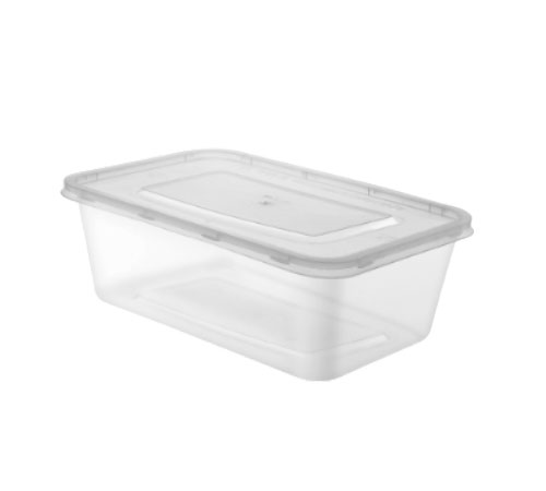 750 ml Transparnt Rectangular Container