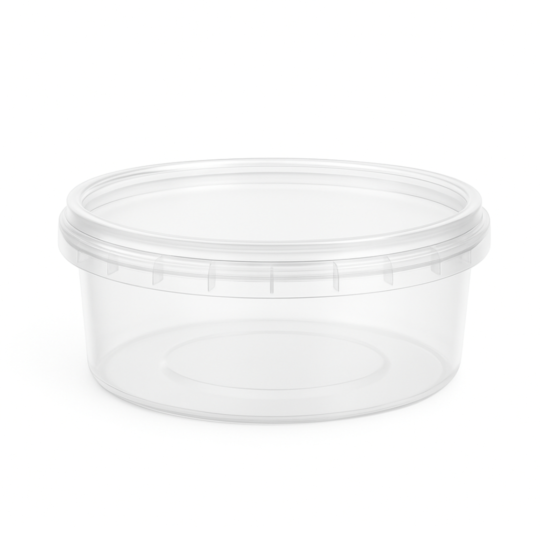 300 Ml Round Tamper Proof Container (118Dia)