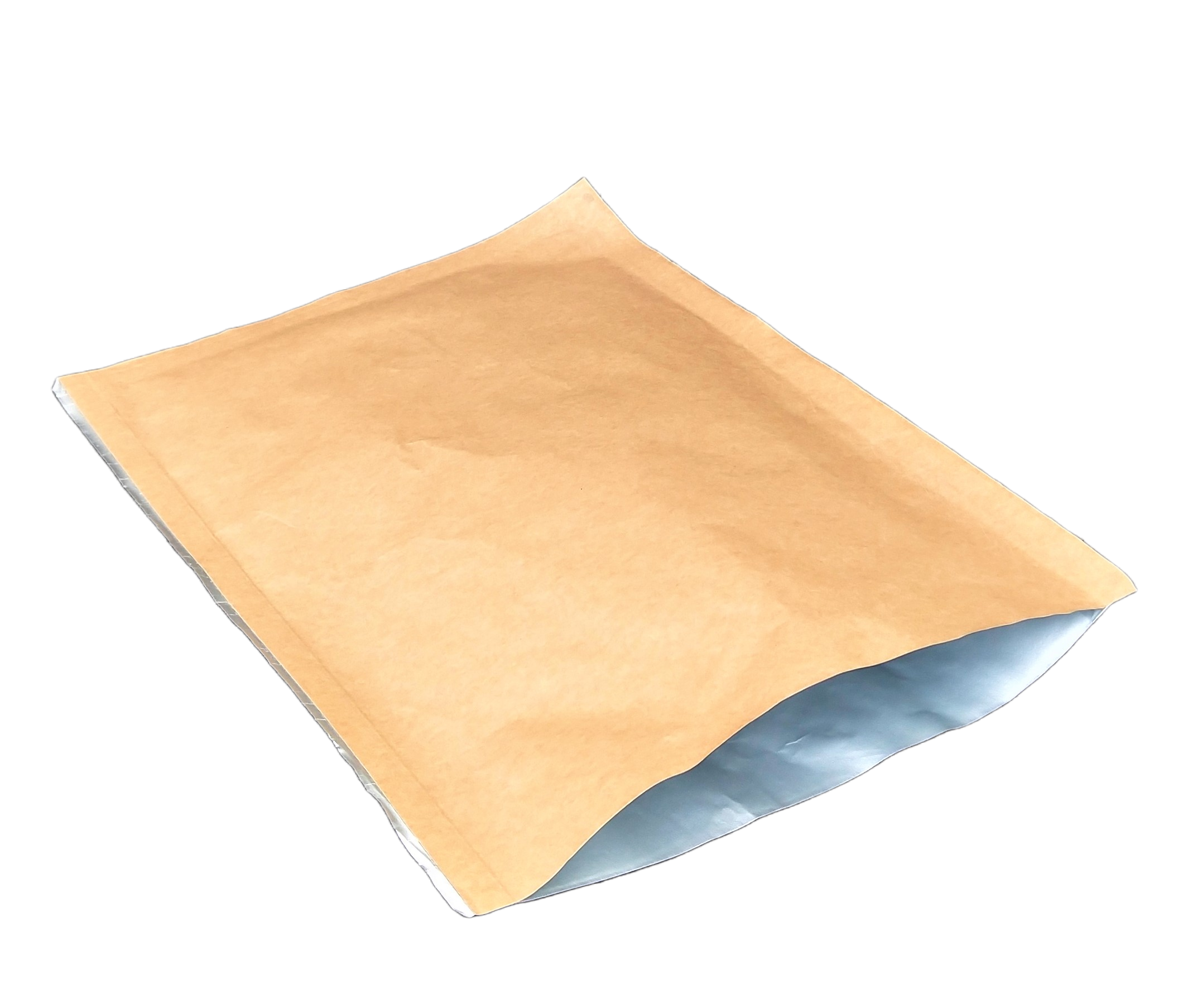 9x12 Inch Aluminum coated pouch Brown