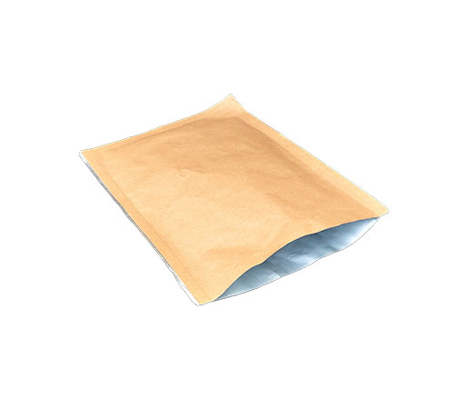 7.5x10 Inch Aluminum Coated Pouch Brown