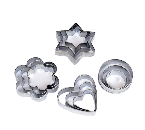 Multi Shape Cookies cutter (12 pcs)