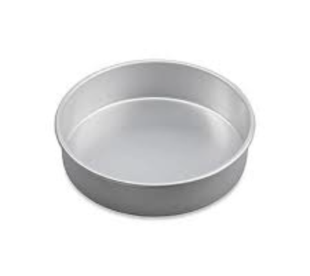 9x2 Inches Round 1 Kg Aluminum Cake Mold.