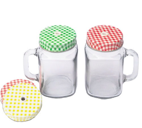 Mason Glass Jar with Lid(400 ml)