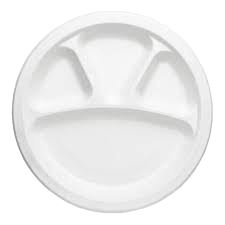 12-Inch Round 4-Compartment Deluxe Platter