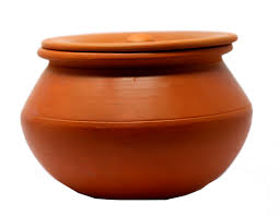 500 Gram Earthern Handi With Lid