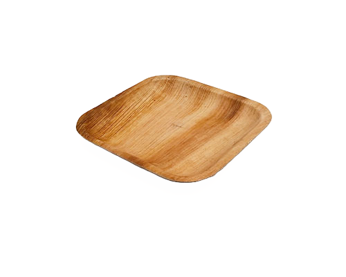 6.5 Inch Square areca Leaf Plate