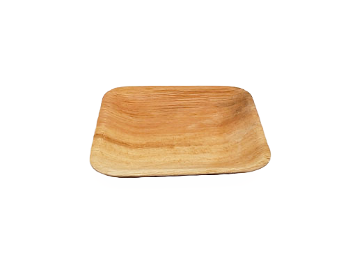 7 Inch Square areca Leaf Plate