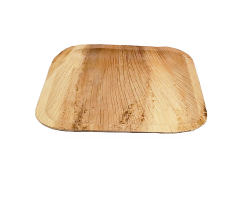 8 Inch Square areca Leaf Plate