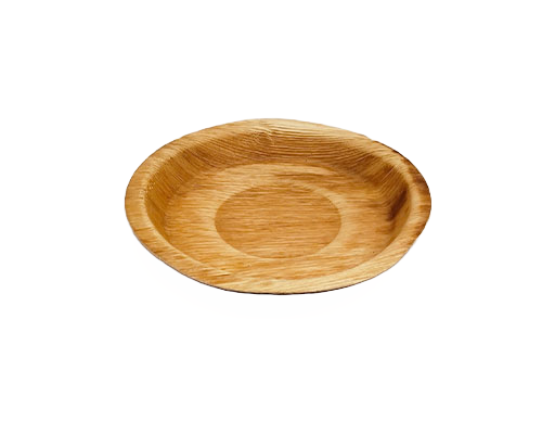 8 Inch Round areca Leaf Plate
