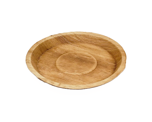 10 Inch Round areca Leaf Plate